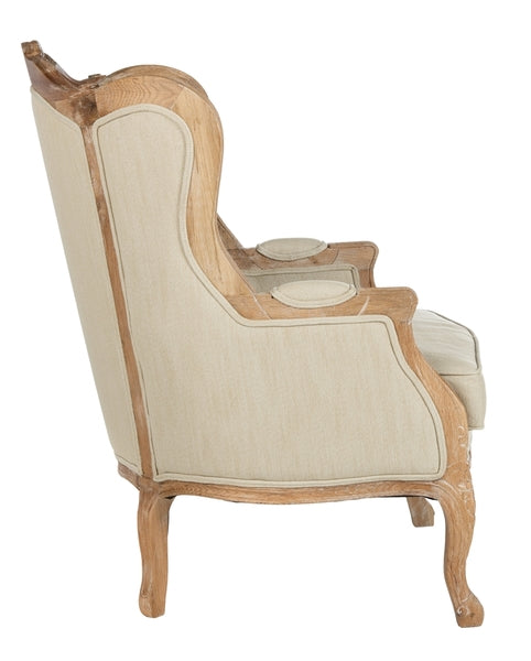 Fallon Linen Wing Chair