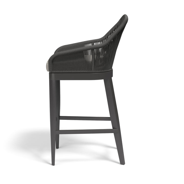 American Home Furniture | Sunset West - Milano Barstool in Echo Ash w/ Self Welt