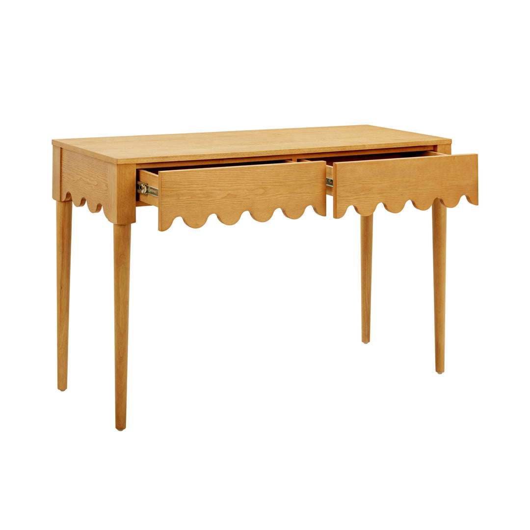 TOV Furniture Oodle Natural Ash 2-Drawer Desk DESKS