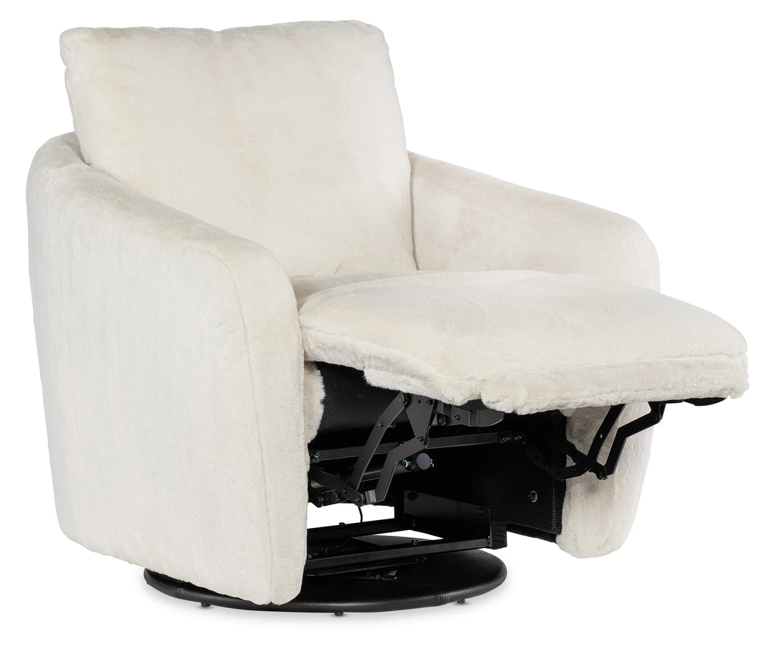 American Home Furniture Hooker Furniture Bonnie Swivel Chair with Power Footrest