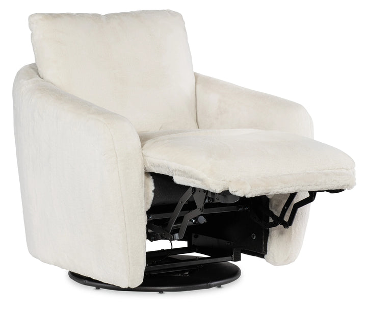 American Home Furniture Hooker Furniture Bonnie Swivel Chair with Power Footrest