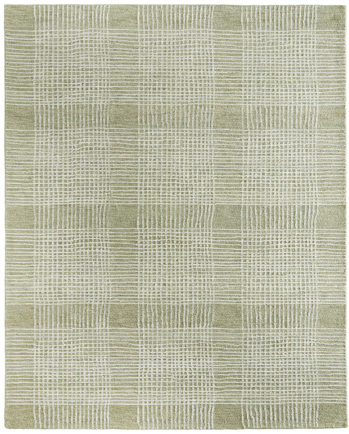 Rectangle/5' x 8'/Green/Ivory