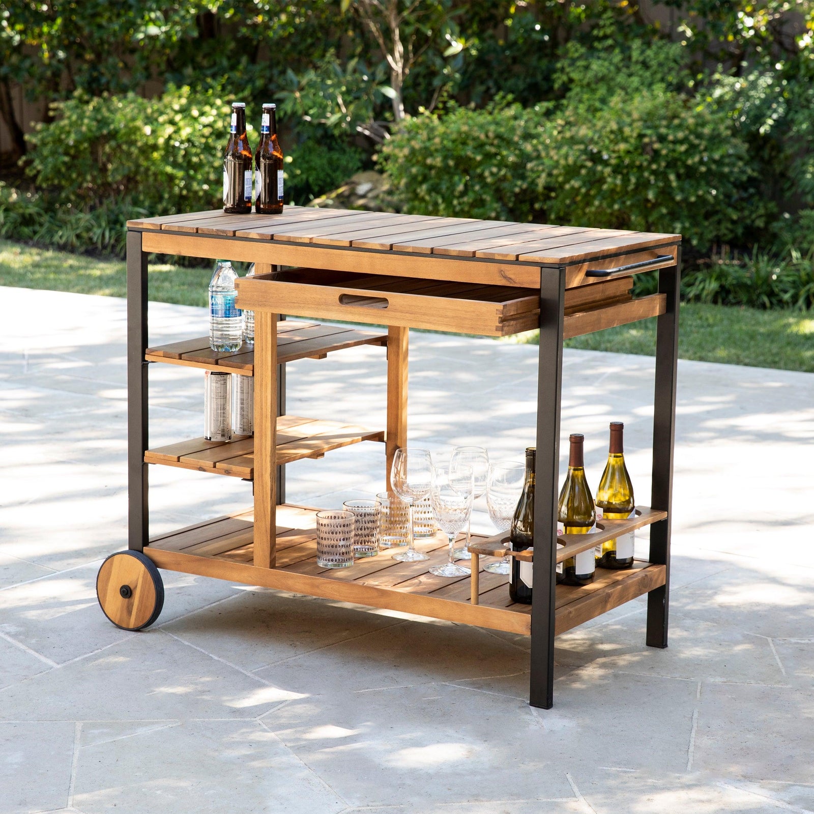 SEI Furniture Murcott Outdoor Bar Cart OUTDOOR ACCESSORIES