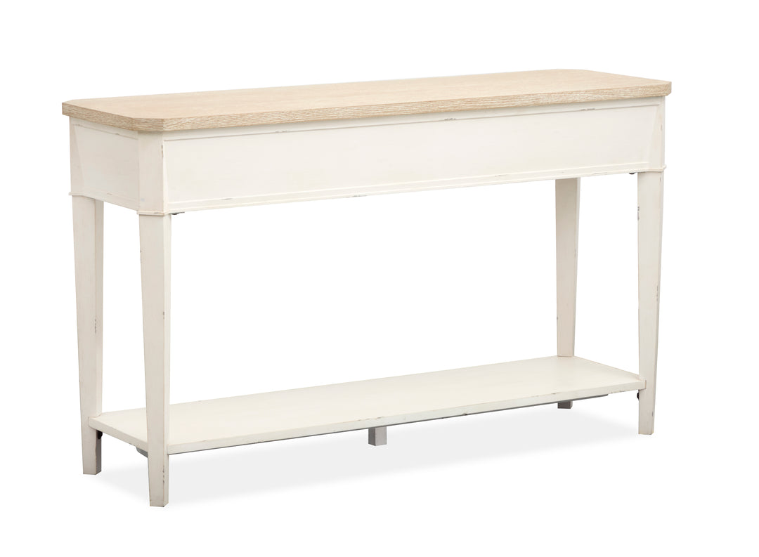 Echo Isles Sea Pearl And Driftwood Rectangular Sofa Table - T6310-73
