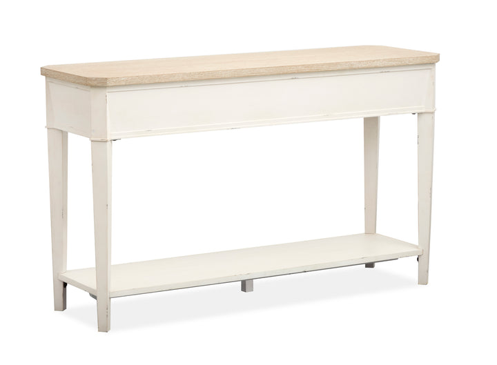 Echo Isles Sea Pearl And Driftwood Rectangular Sofa Table - T6310-73