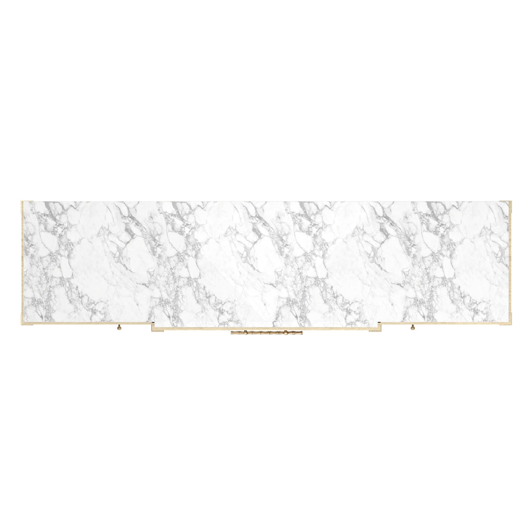 Eave Credenza w/stone top