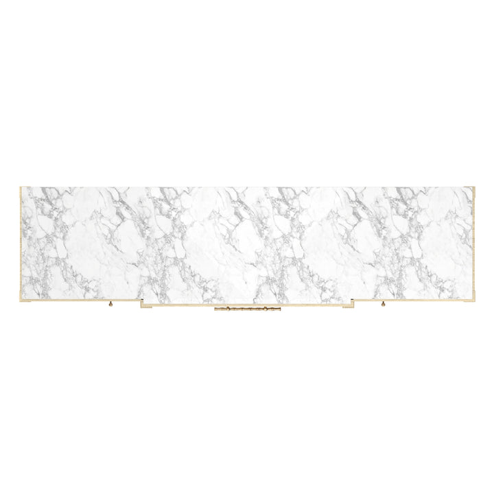 Eave Credenza w/stone top
