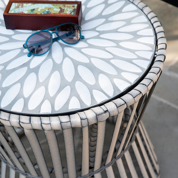 American Home Furniture | SEI Furniture - Melilani Round Outdoor Side Table