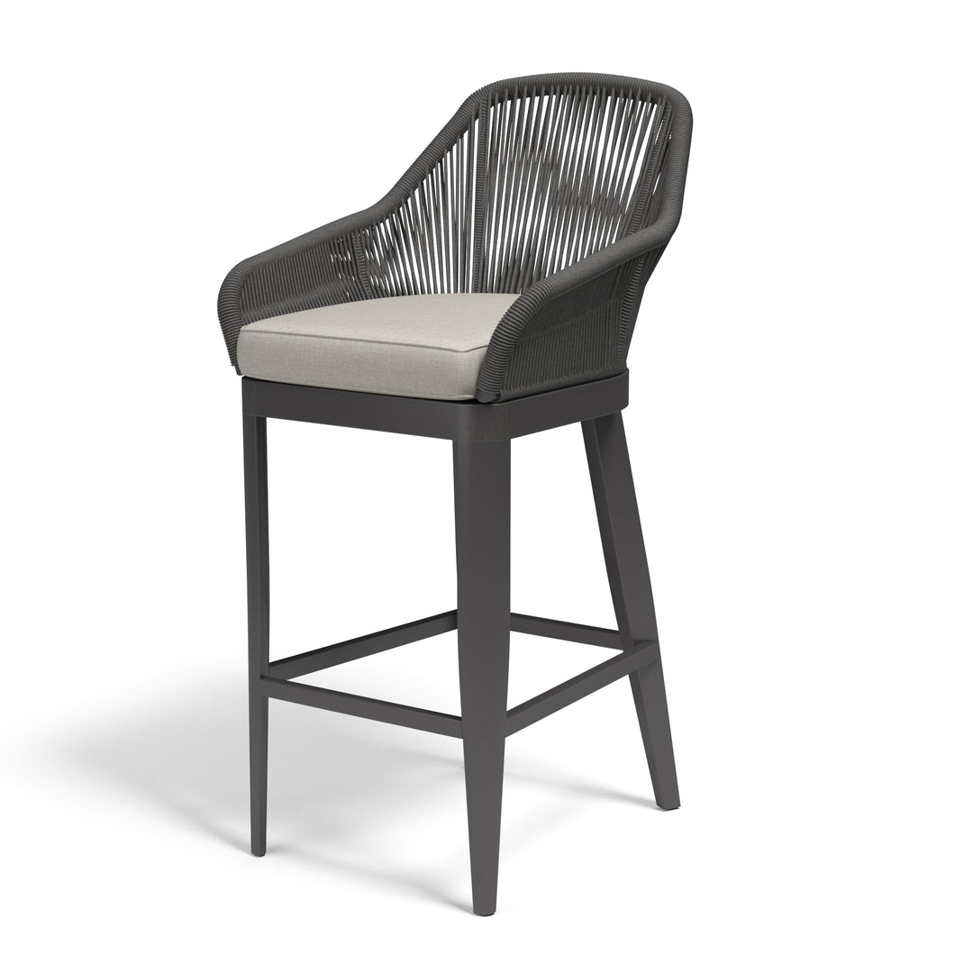 American Home Furniture | Sunset West - Milano Barstool in Echo Ash w/ Self Welt