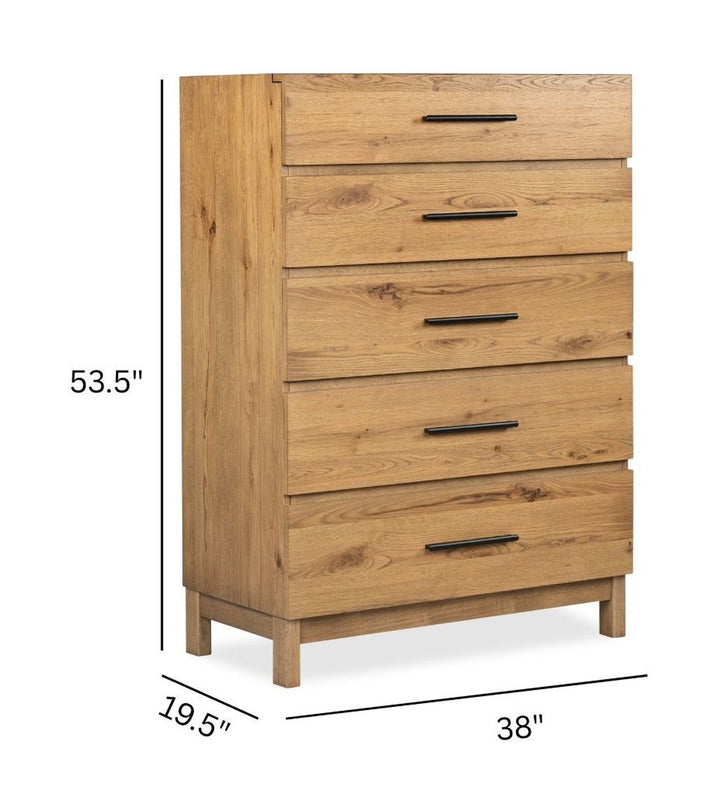 Davenport Rustic Caramel Drawer Chest - B6309-10