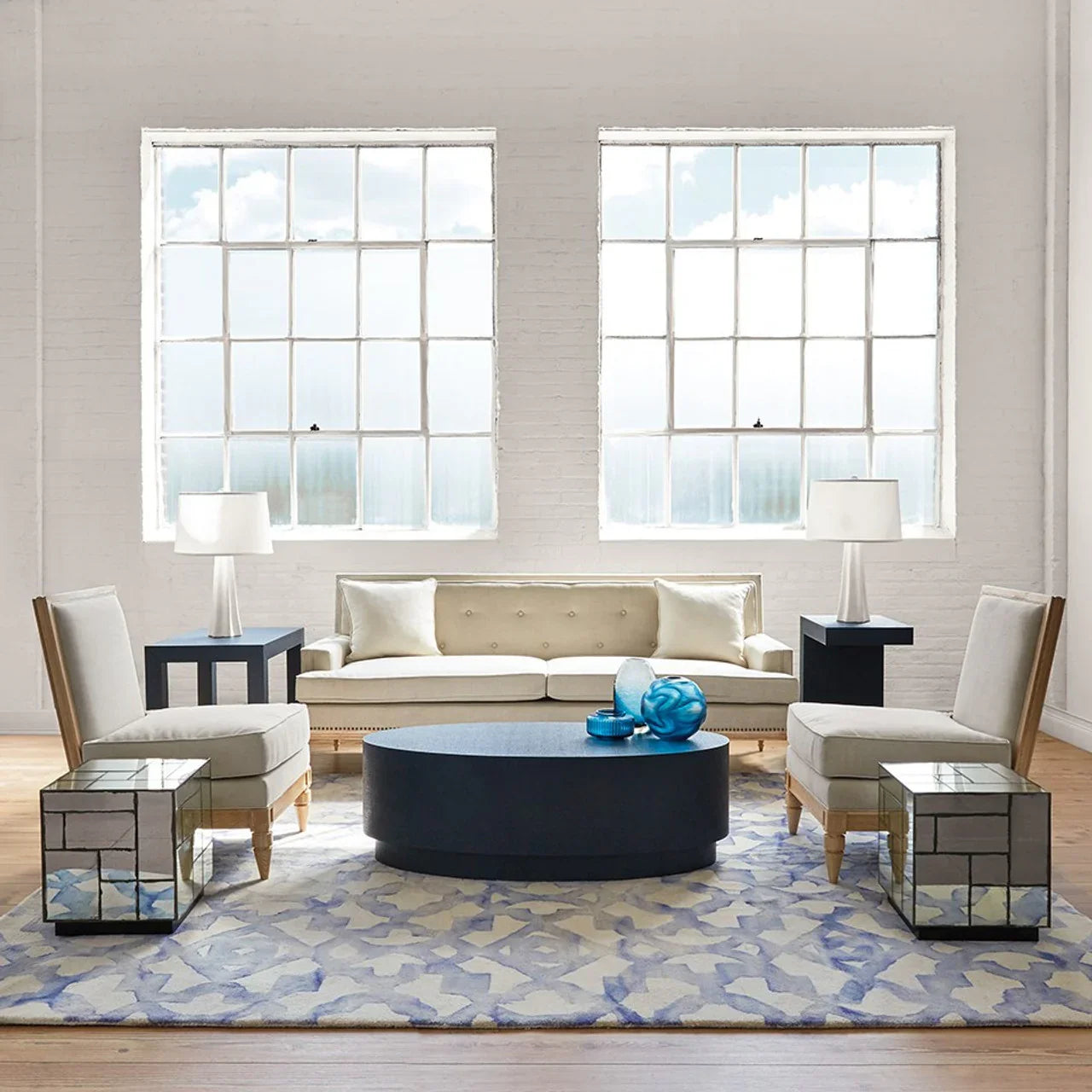Villa and House Mila Oval Coffee Table COFFEE TABLES