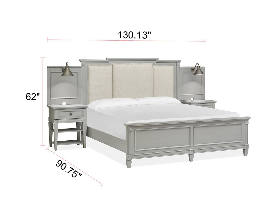Glenbrook Pebble Upholstered Wall Bed