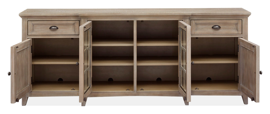 Paxton Place Dovetail Grey 80" Console - E4805-08