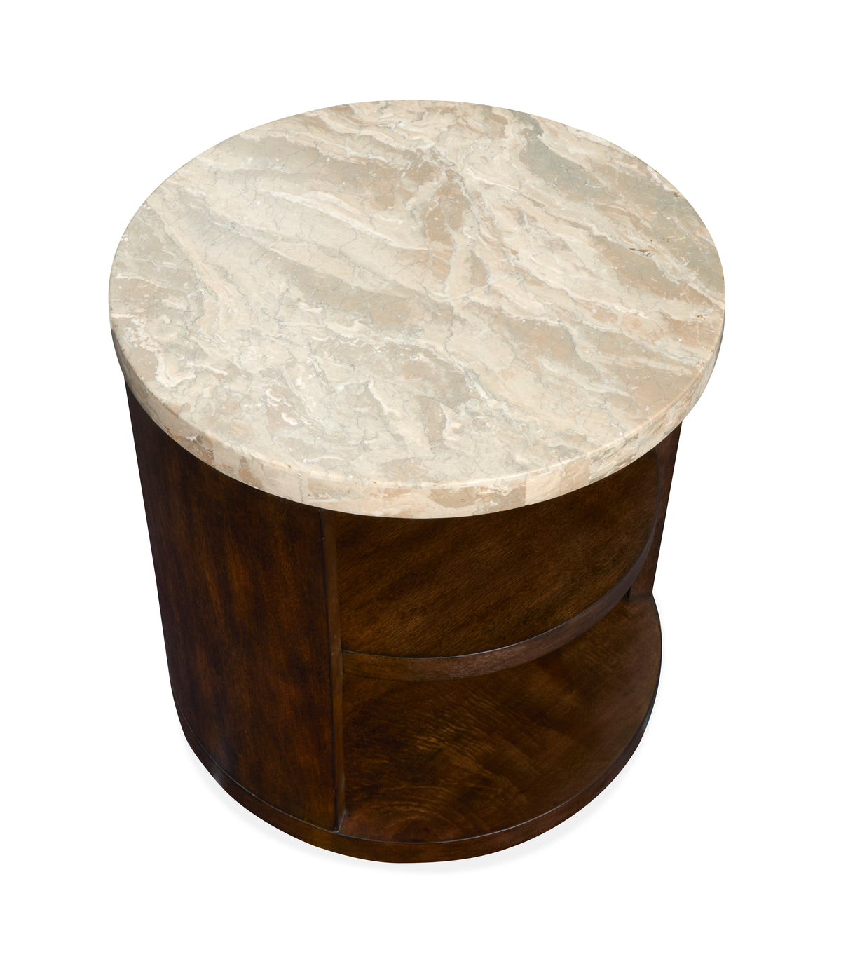 Mcpherson Burnt Umber Round End Table - T6351-05