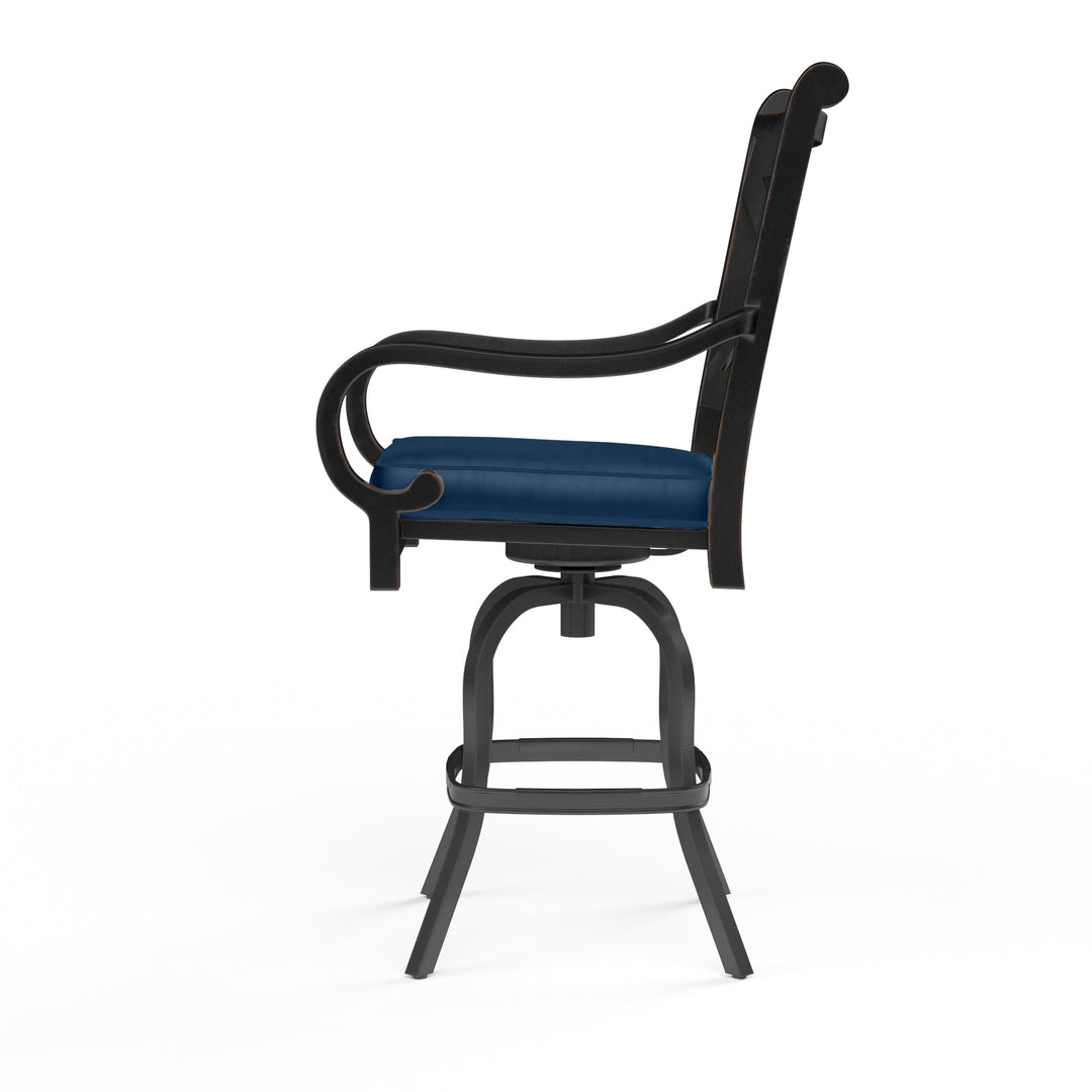 Monterey Barstool in Spectrum Indigo w/ Self Welt