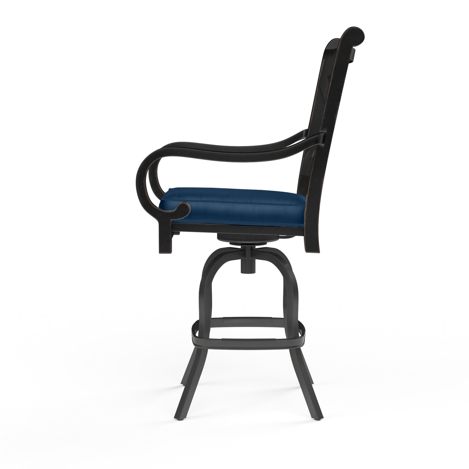 Monterey Counter Stool in Spectrum Indigo w/ Self Welt