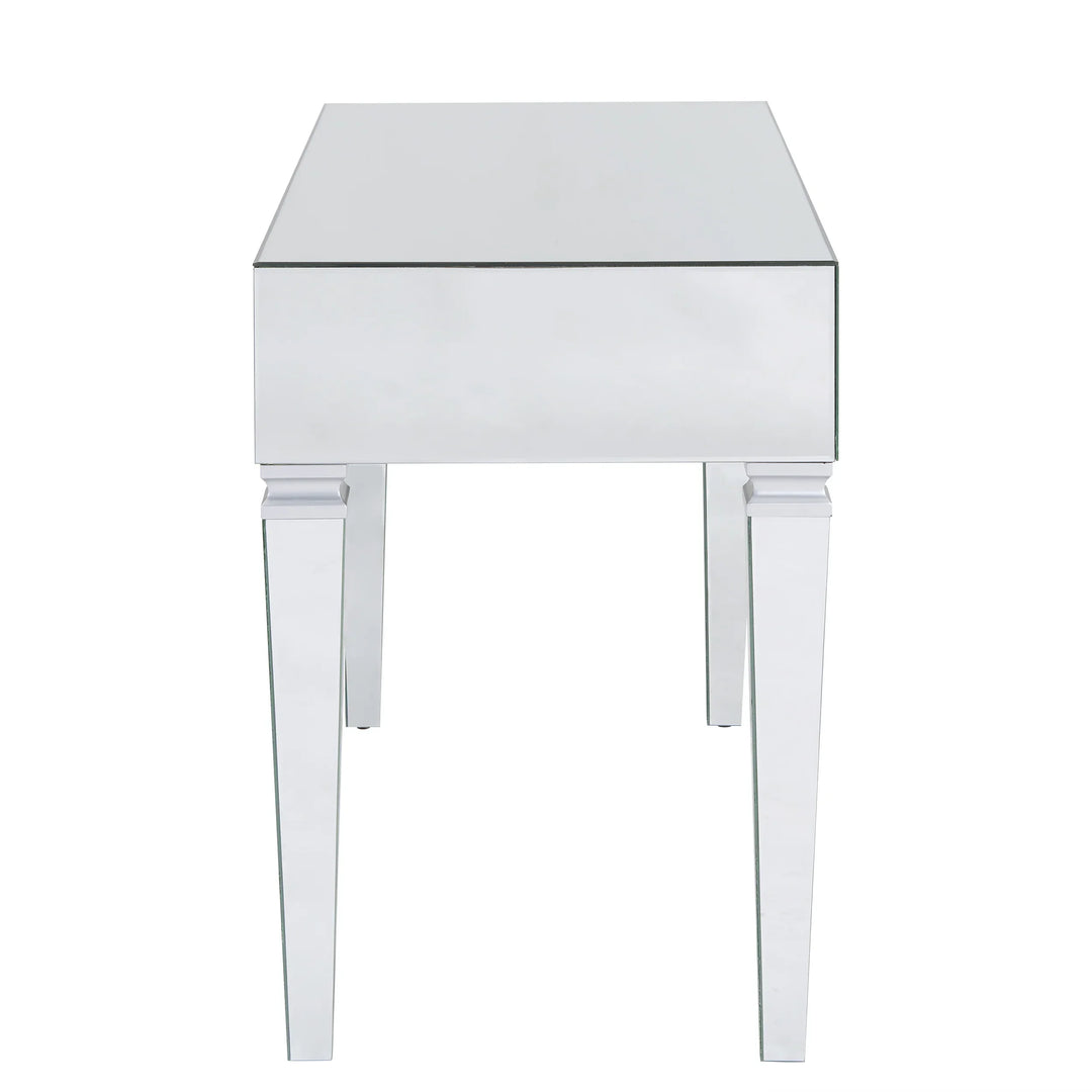 Darien Mirrored Desk - Glam - Silver - AmericanHomeFurniture