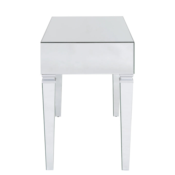 Darien Mirrored Desk - Glam - Silver - AmericanHomeFurniture