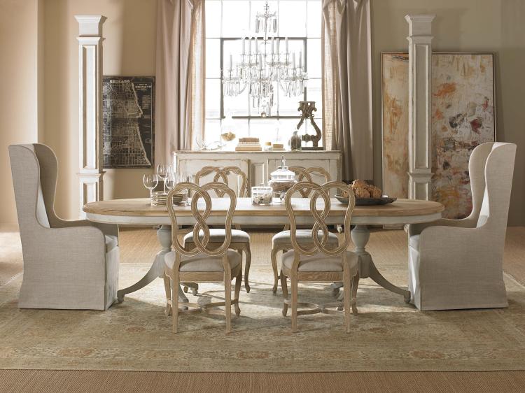 American Home Furniture | Century - Monarch Madeline Double Pedestal Dining Table