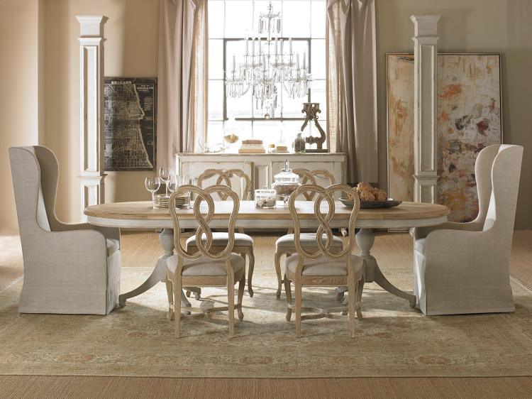 Century - Monarch Madeline Double Pedestal Dining Table - MN5562 | American Home Furniture