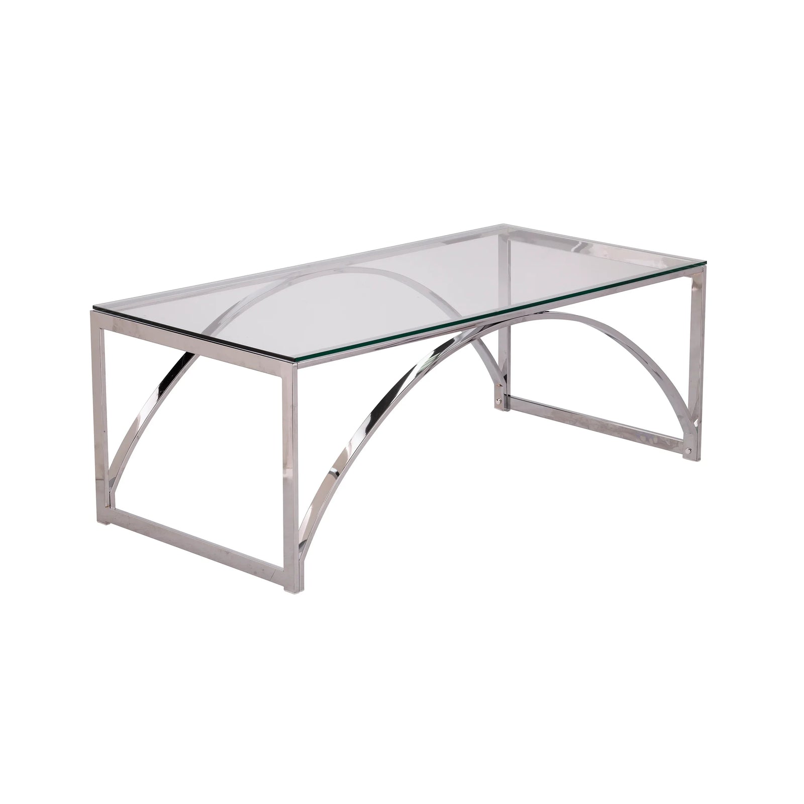 SEI Furniture Stevenly Glass-Top Cocktail Table COFFEE TABLES