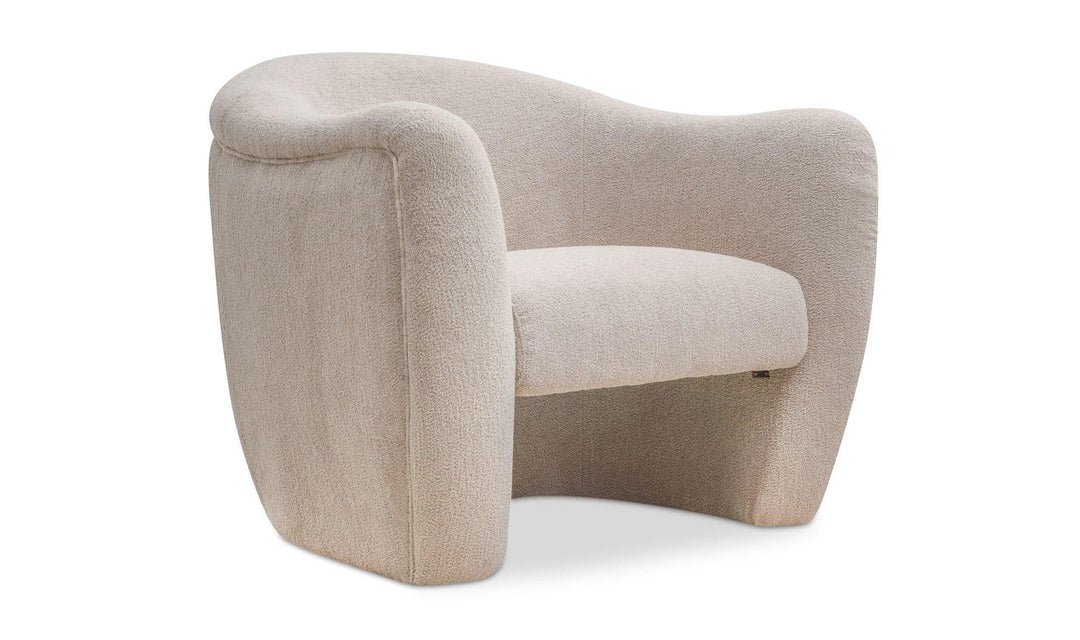 Domino Accent Chair Beige - AmericanHomeFurniture