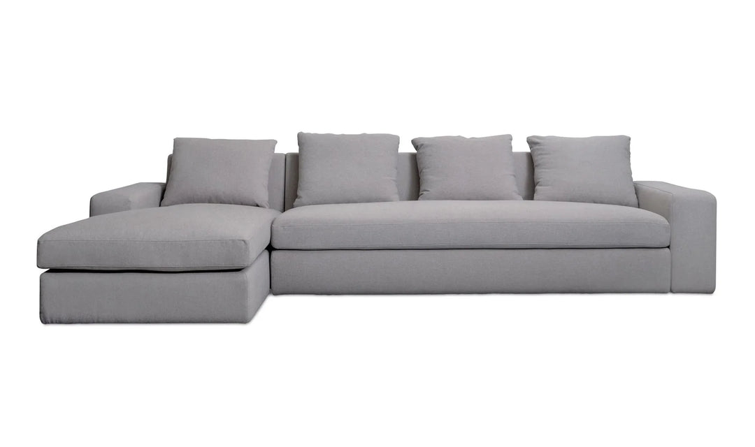 Thomas Left Sectional Grey - AmericanHomeFurniture