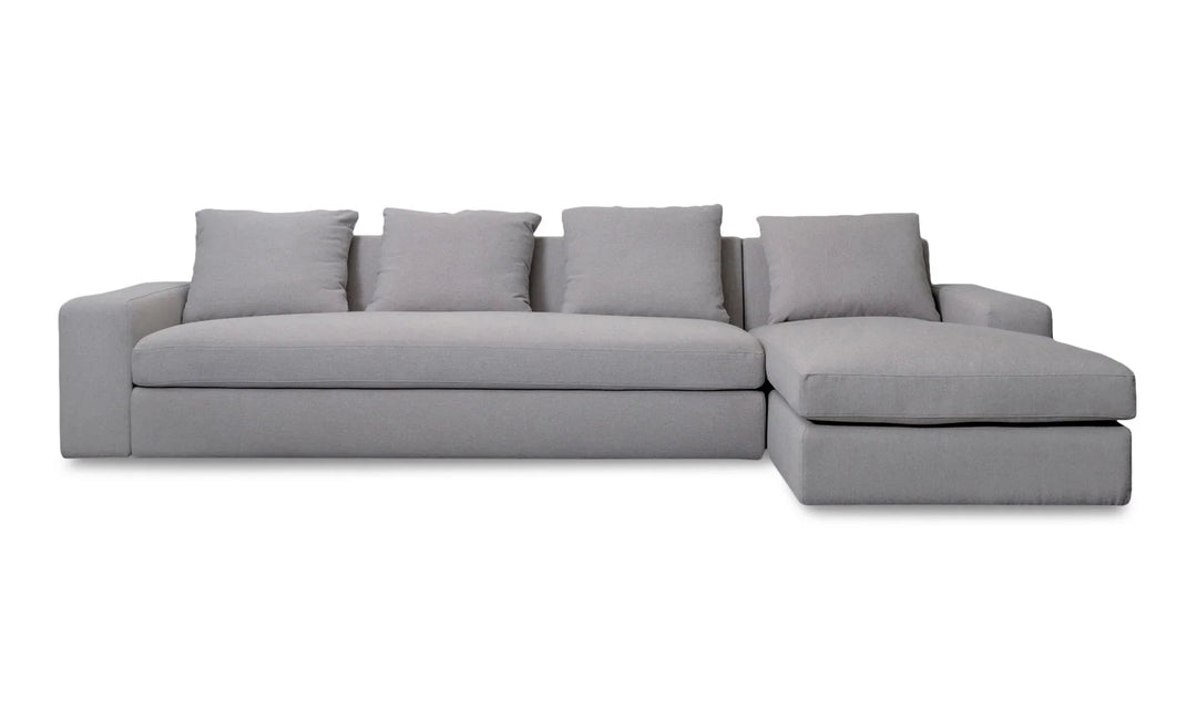 Thomas Right Sectional Grey - AmericanHomeFurniture