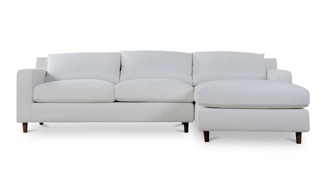 Hutton Right Sectional White - AmericanHomeFurniture