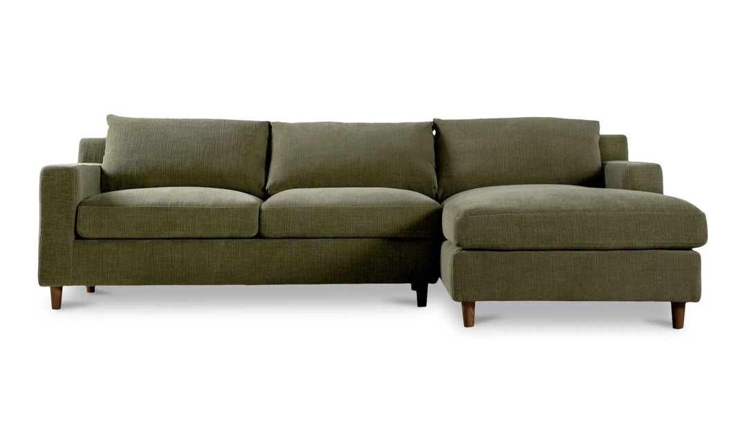 Hutton Right Sectional Olive - AmericanHomeFurniture