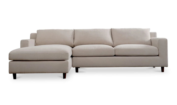 Moe's Home Collection - Hutton Left Sectional Beige - MO-1005-34-L-0 | American Home Furniture