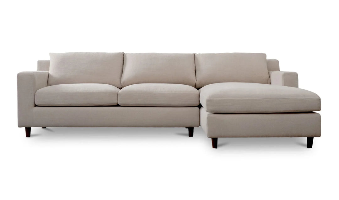Hutton Right Sectional Beige - AmericanHomeFurniture