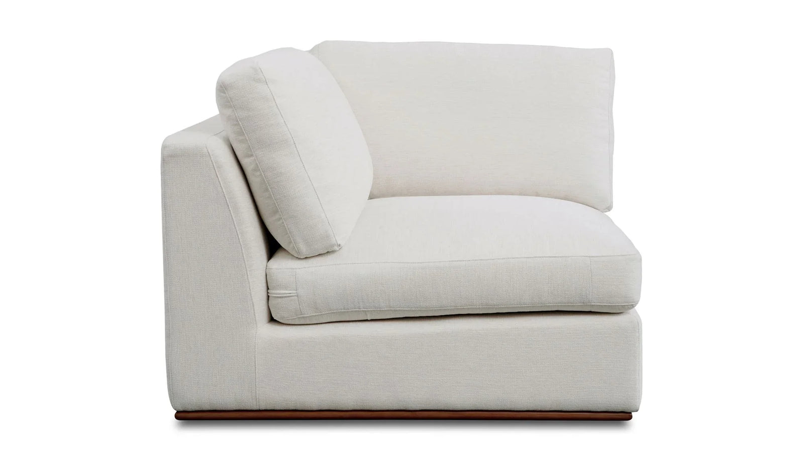 Moe's Home Collection - Rue Corner Chair Off White - MO-1010-18 | American Home Furniture