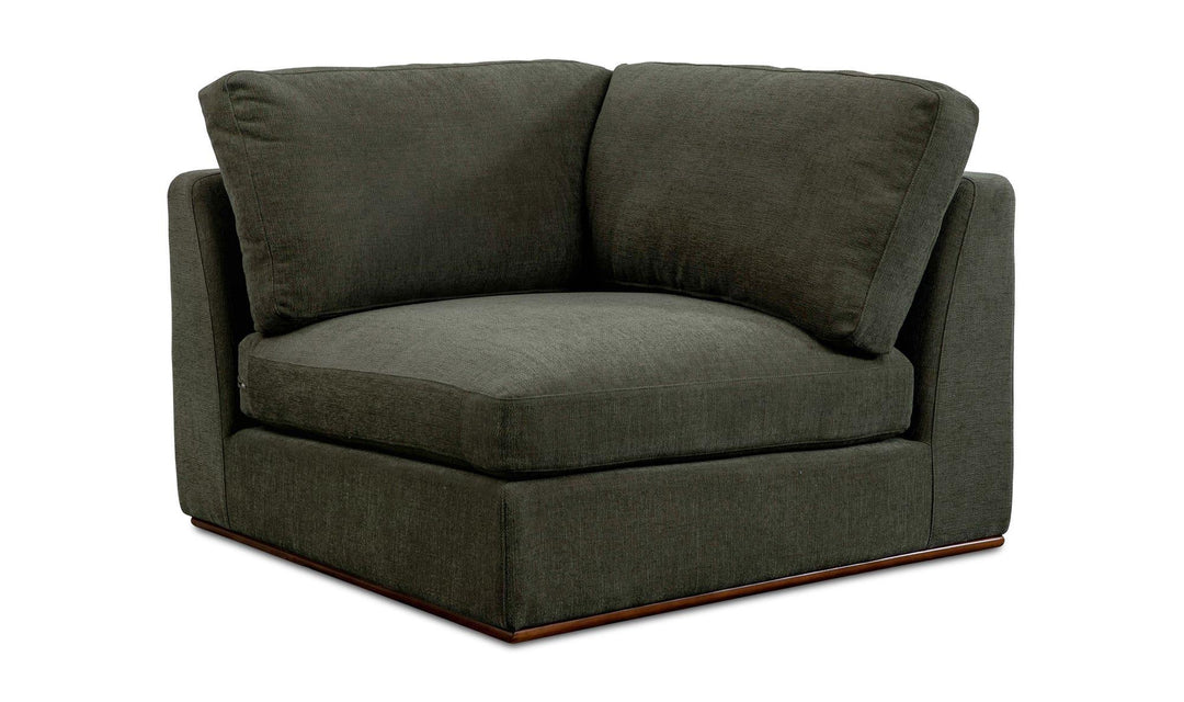 Rue Corner Chair Deep Green - AmericanHomeFurniture