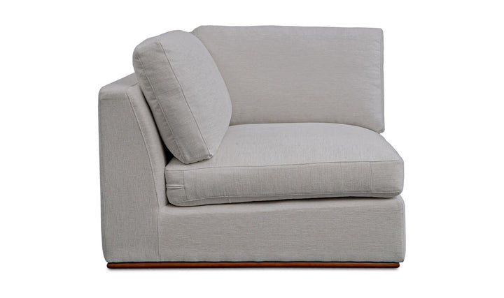 Moe's Home Collection - Rue Corner Chair Flecked Grey - MO-1010-29 | American Home Furniture