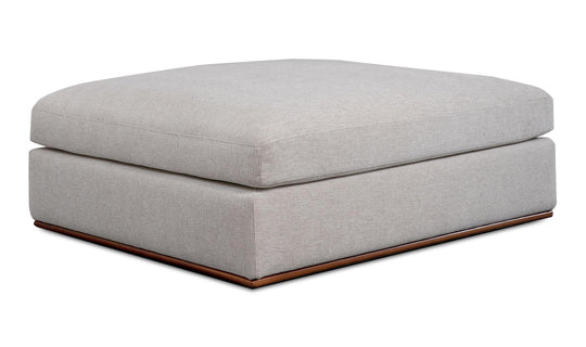 Moe's Home Collection - Rue Ottoman Flecked Grey - MO-1011-29 | American Home Furniture