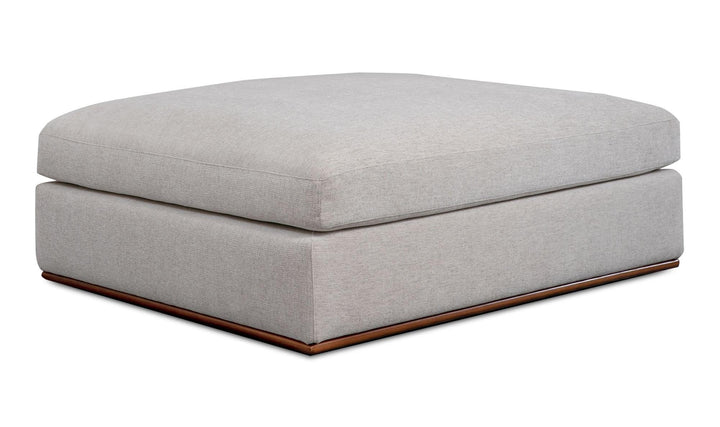 Moe's Home Collection - Rue Ottoman Flecked Grey - MO-1011-29 | American Home Furniture