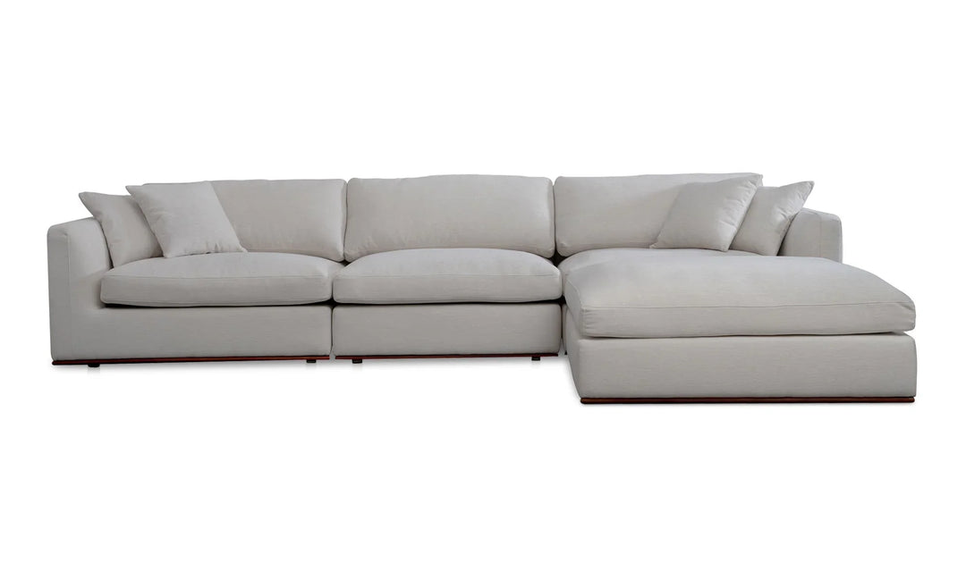 Rue Lounge Modular Sectional Off White - AmericanHomeFurniture