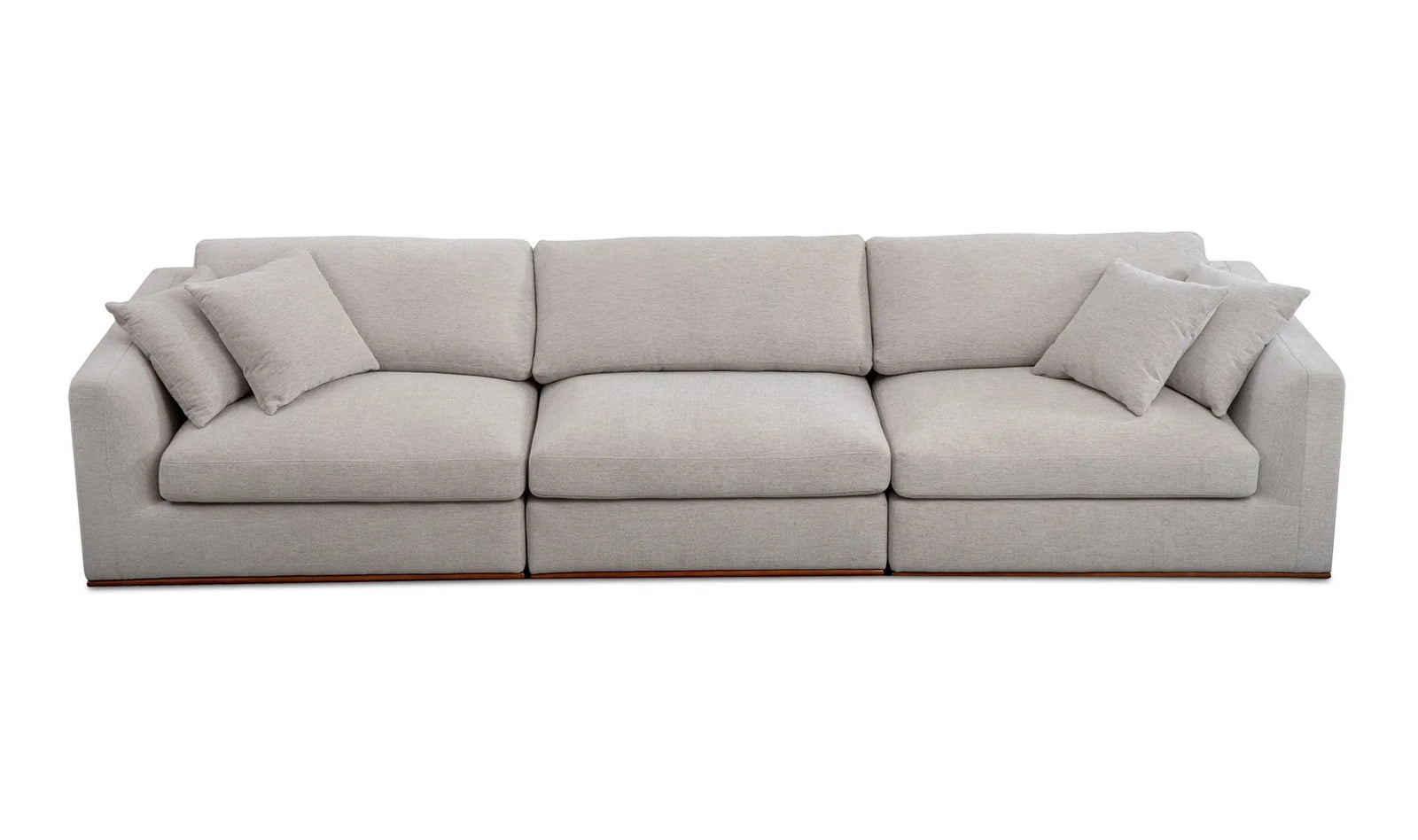 Moe's Home Collection - Rue Modular Sofa Flecked Grey - MO-1019-29 | American Home Furniture