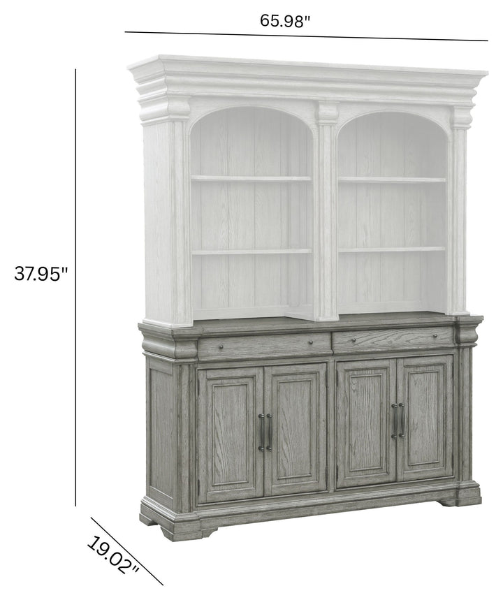 Madison Ridge Bluff Grey Farmhouse Server - P091302