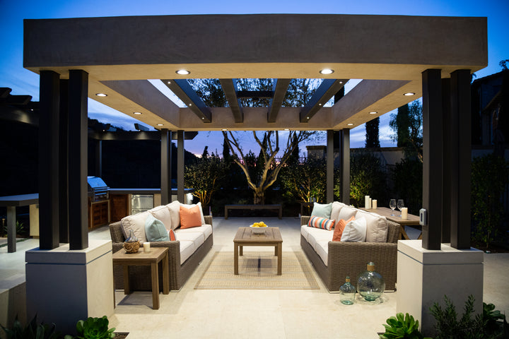 Coronado Sofa in Canvas Skyline w/ Self Welt