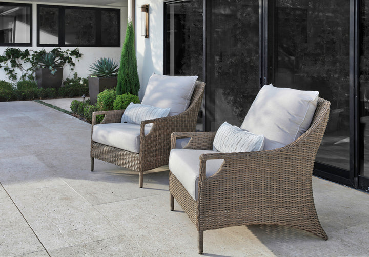 American Home Furniture | Sunset West - Ibiza Club Chair in Cast Silver, No Welt