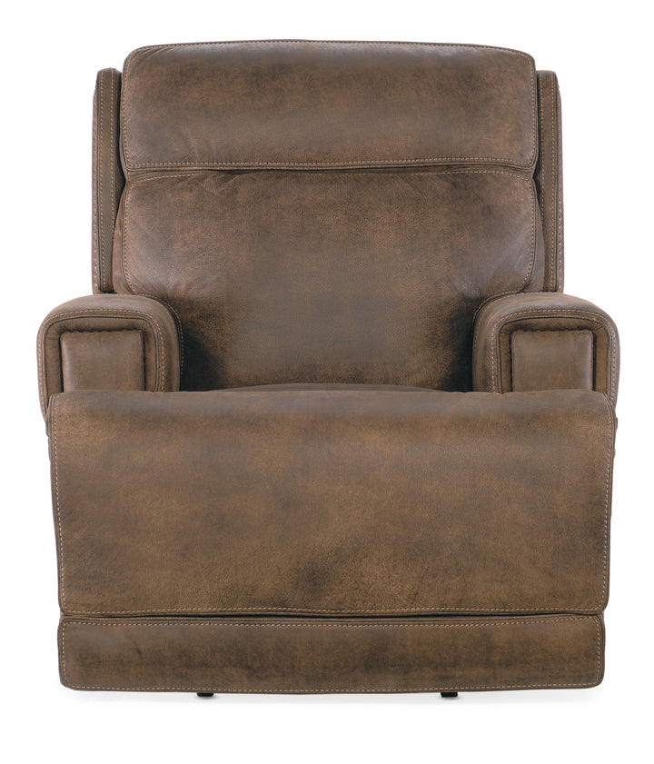 American Home Furniture Hooker Furniture Wheeler Power Recliner with Power Headrest