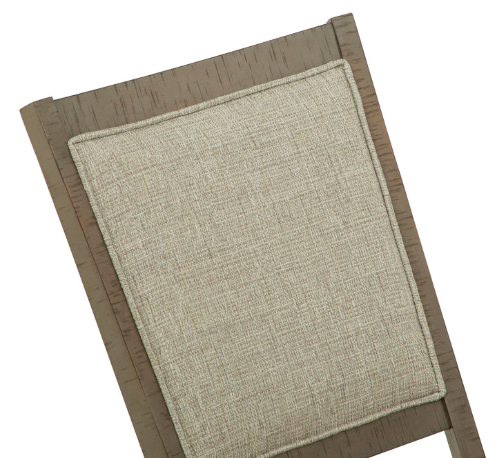 Paxton Place Dovetail Grey Step Upholstered Side Chair - Set of 2 - D4805-65