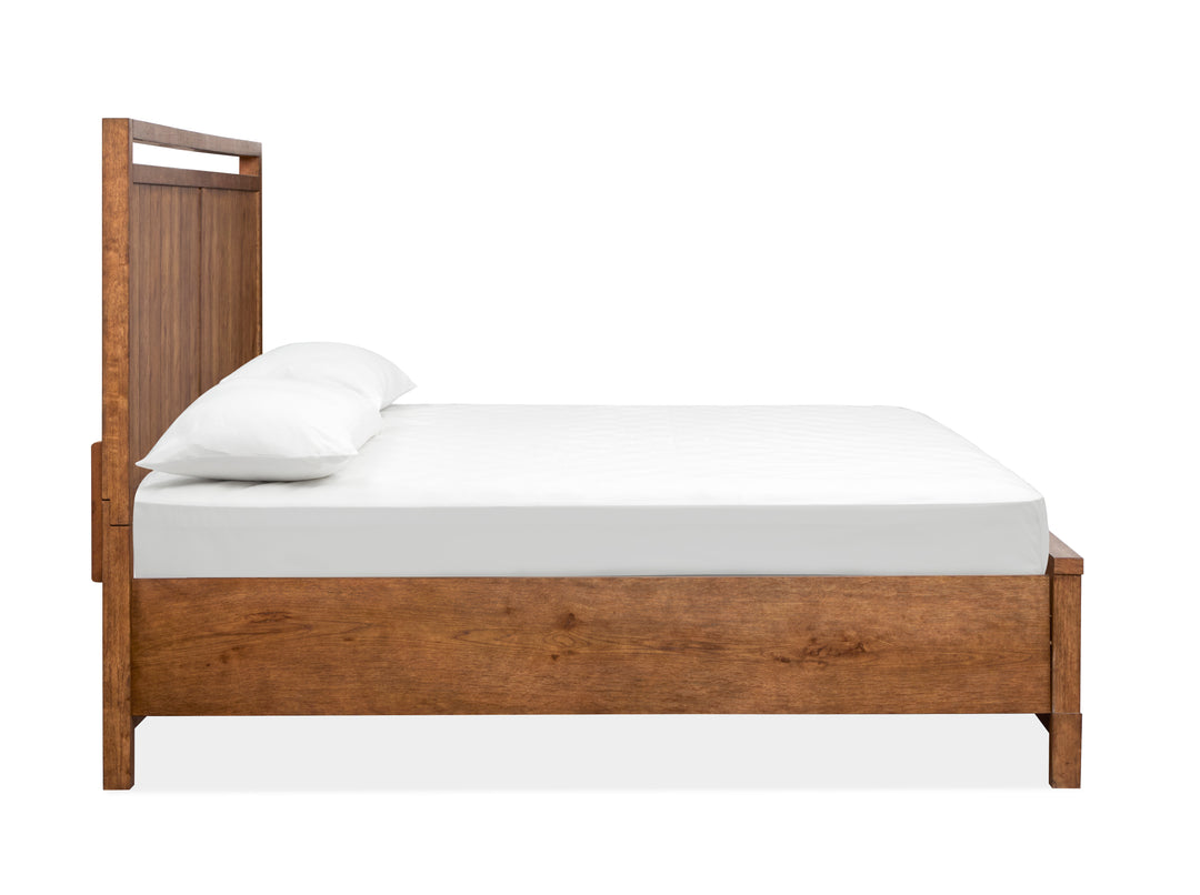 Conway Honey Wheat King Panel Bed - B6422-64