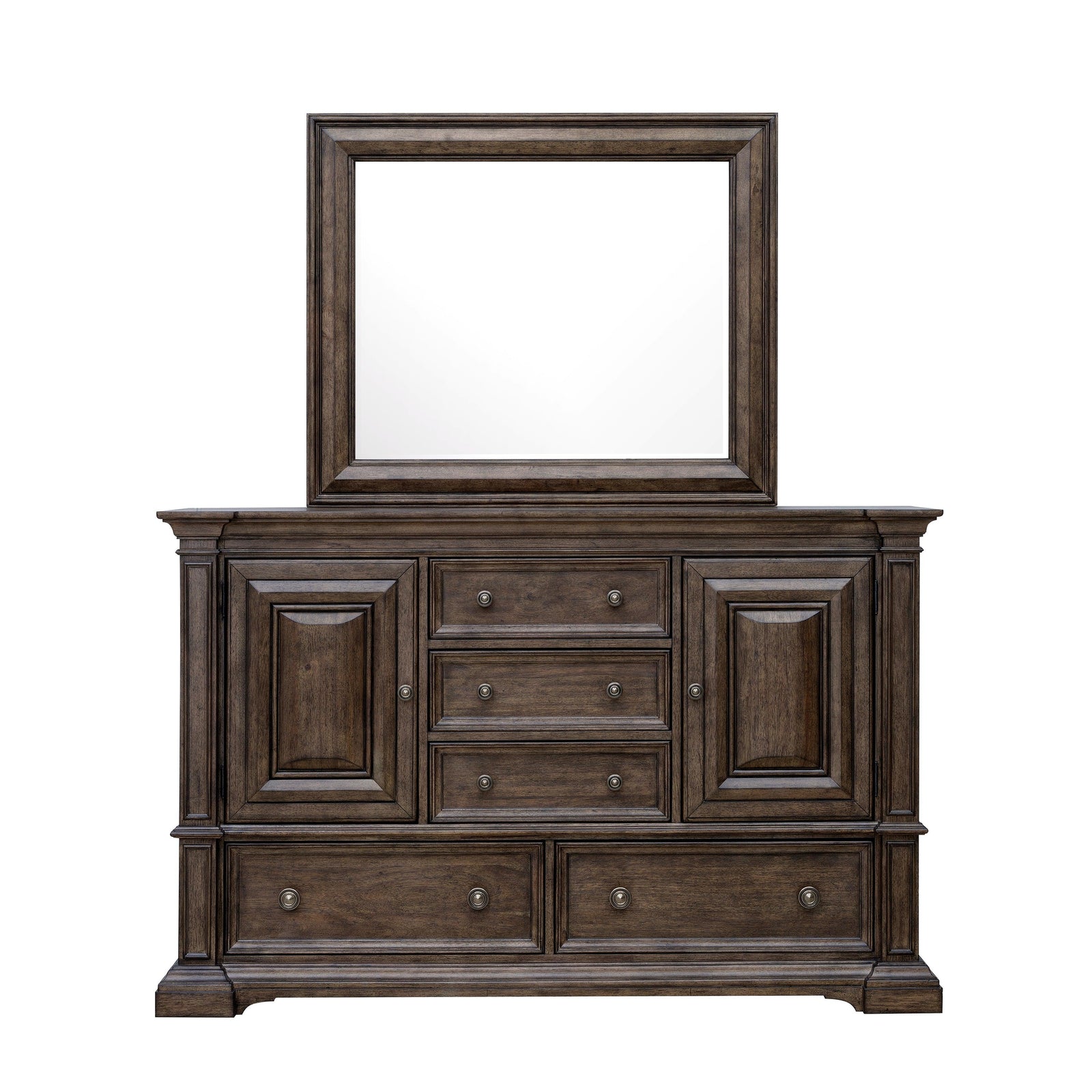 Woodbury Rectangular Mirror - AmericanHomeFurniture