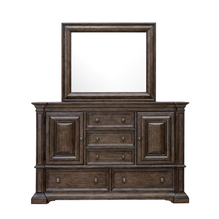 Woodbury Rectangular Mirror - AmericanHomeFurniture