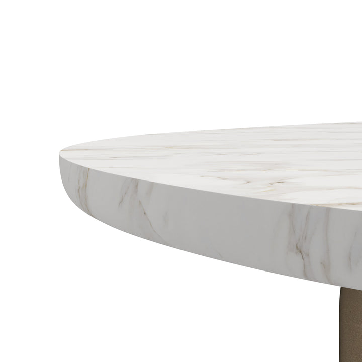 Verge Oval Cocktail Table
