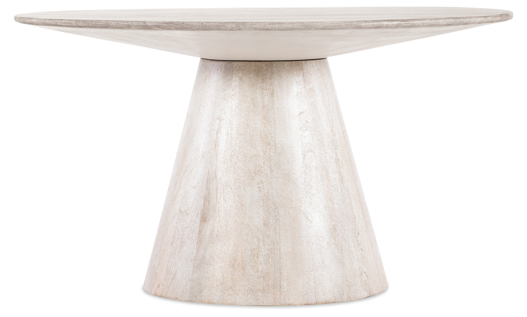 54"L x 54"W x 30"H/White finish