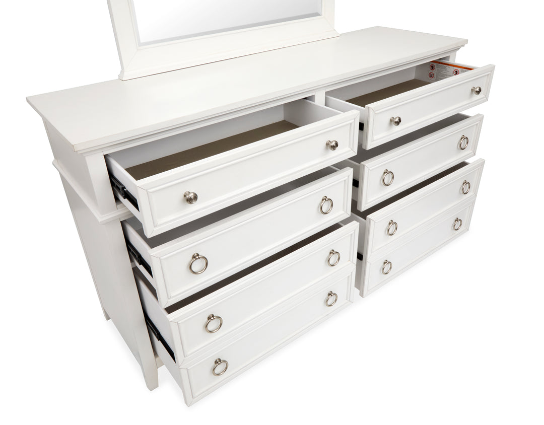 Juniper Hill Whisper White Double Drawer Dresser - B6478-22